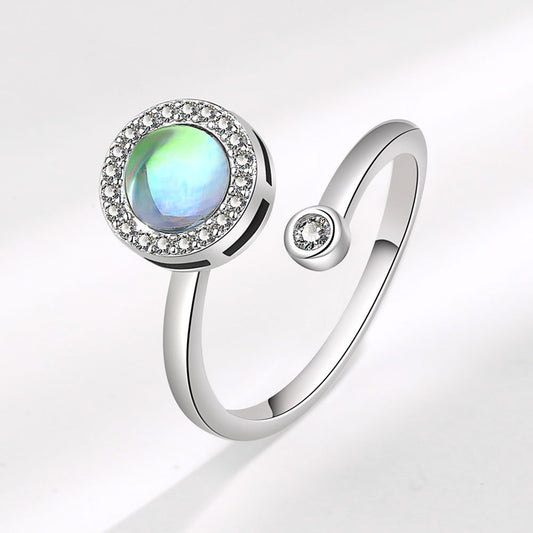 Anillo Rotatorio Elegante para Mujeres con Personalidad