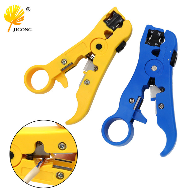 Coaxial Cable Stripper and Cutter Tool for TV and Network