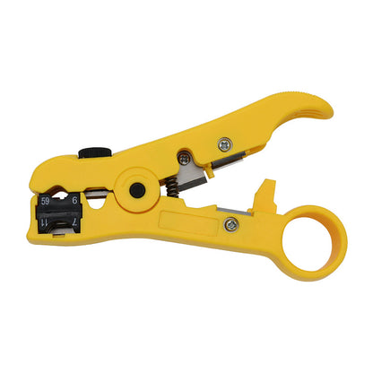 Coaxial Cable Stripper and Cutter Tool for TV and Network